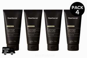 Hawthorne Lightweight Face Lotion for Oily Skin, Aloe & Vitamin B3, 4 oz, 4 Pack